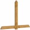 Ekena Millwork Eugene Rough Sawn Timber Gable Bracket, Western Red Cedar, 96"W x 64"H x 4"D x 6"F, 16/12 Pitch GBW096X64X0406EUG00RWR - alternate 4